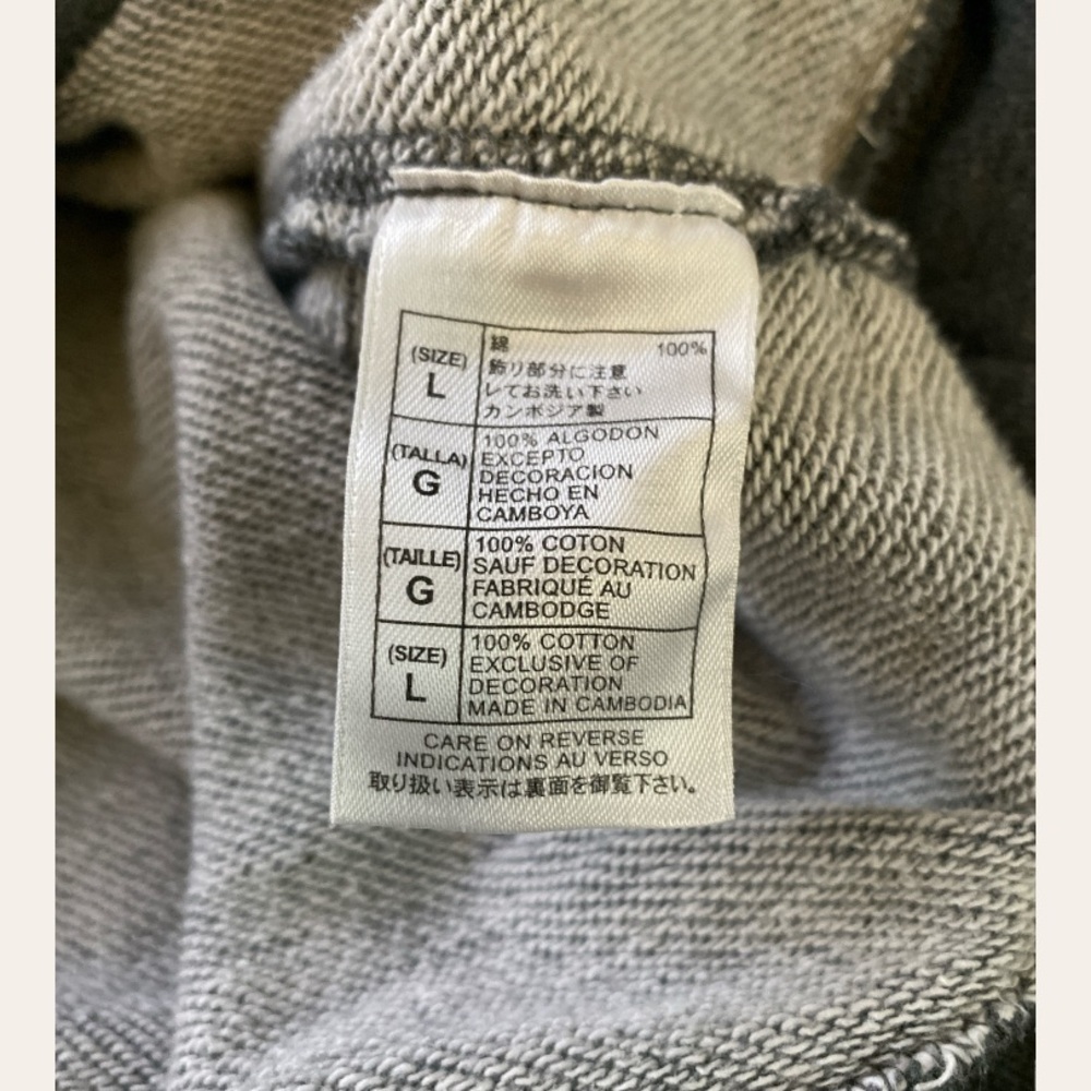 Men’s Disneyland “DL 55 The Original” Fleece Pullover with 1/4-zip front, size L - Picture 6 of 8